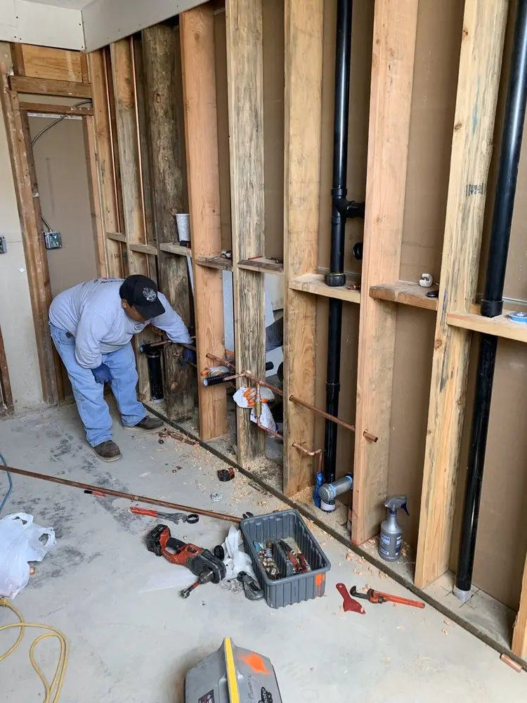 Commercial rough-in plumbing for Gas Line Repair in Old Gordon